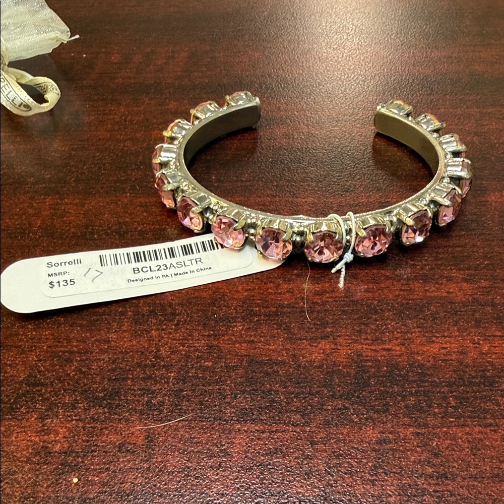 Sorrelli Pink Cuff Bracelet